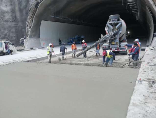 Pavimentación túneles Chimalpa